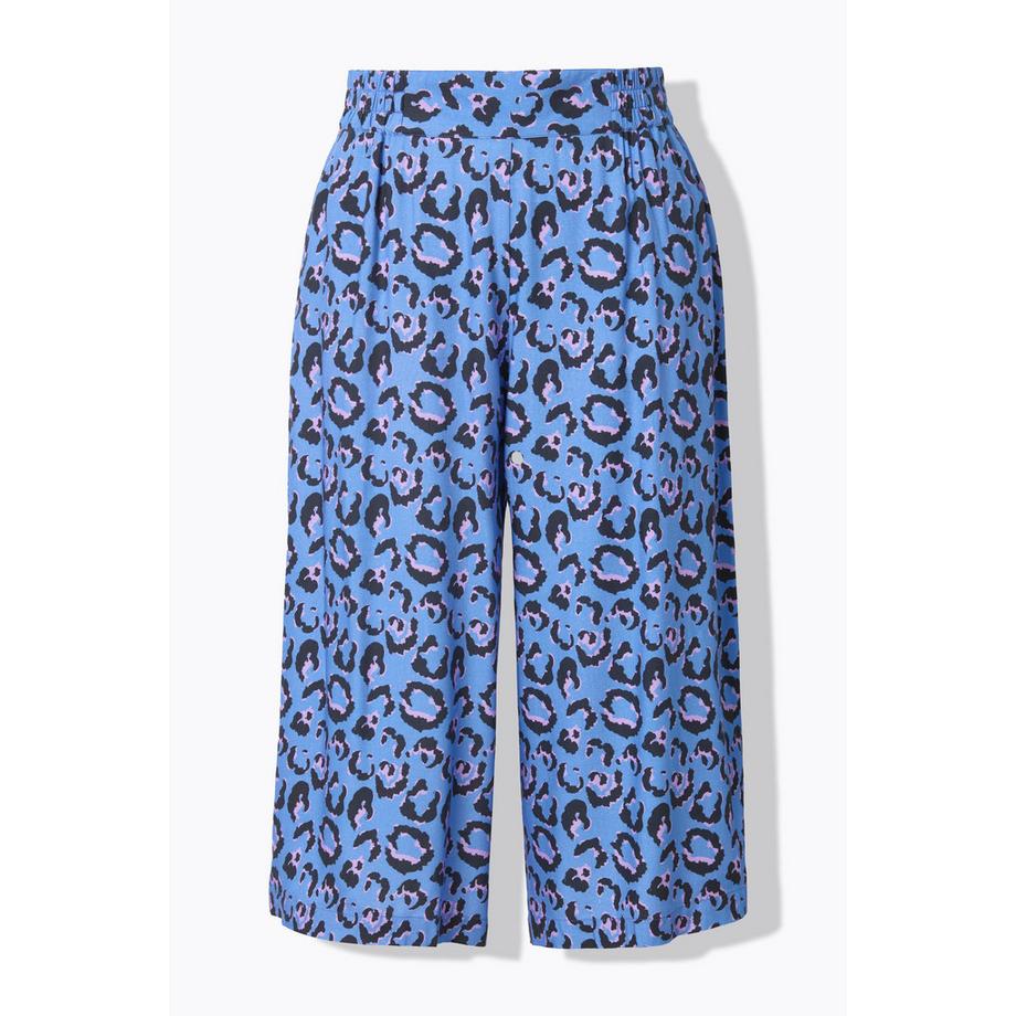 Studio Untold Culotte Wide Legs Leoprint Hose  