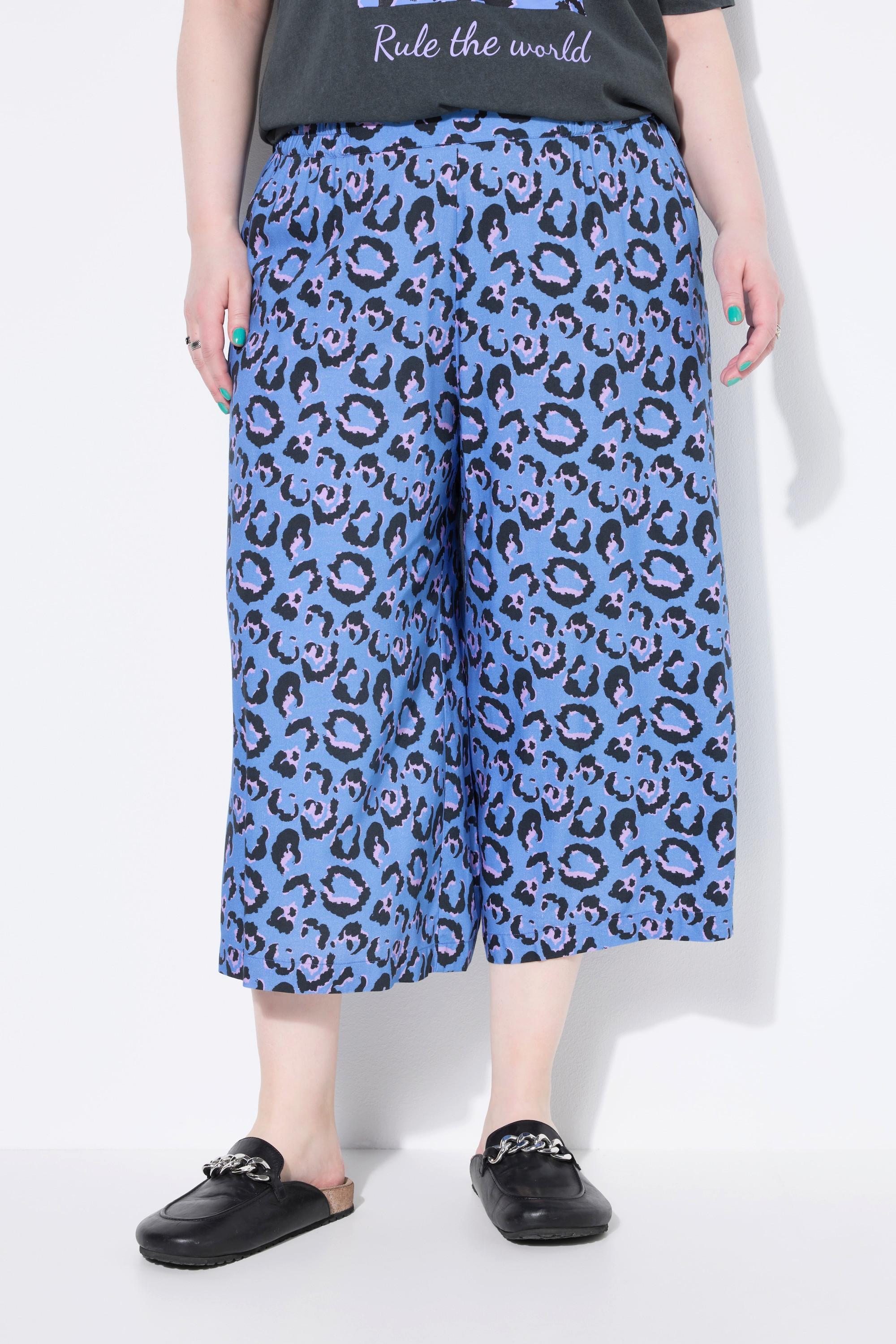 Studio Untold Jupe-culotte Jambe Large Imprimé Léopard  