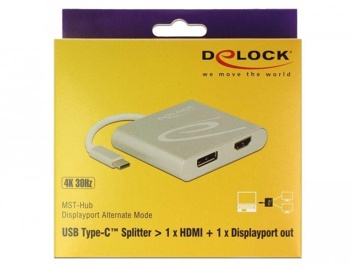 DeLock  DeLOCK 87716 USB-Grafikadapter 2560 x 1440 Pixel Silber 