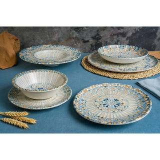 Bonna  Dessert Plates - Luca Mosaic -  Porcellana - 17 cm- set di 6 