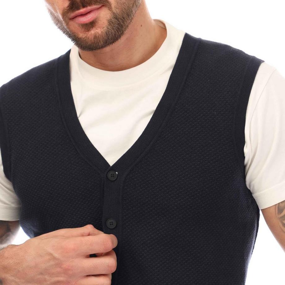 BOSS Kortility Gilet Scollo a V Abbottonato  