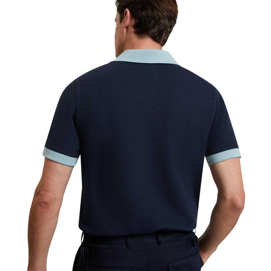 TED BAKER Polo Manches Courtes Tissu Quadrillé  
