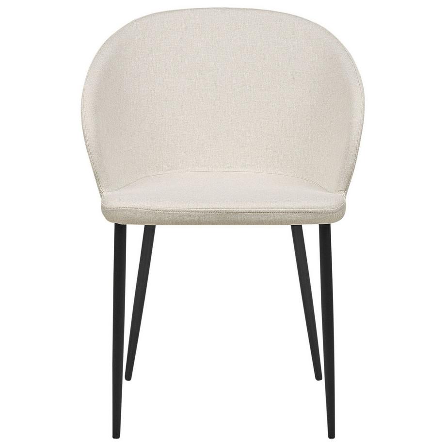 Beliani Set di 2 sedie da pranzo en Tessuto Retrò MASON  