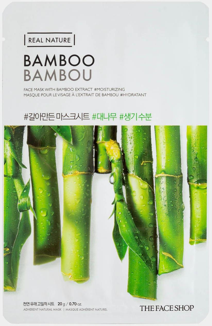 The Face Shop  Real Nature Face Mask With Bamboo Extract 