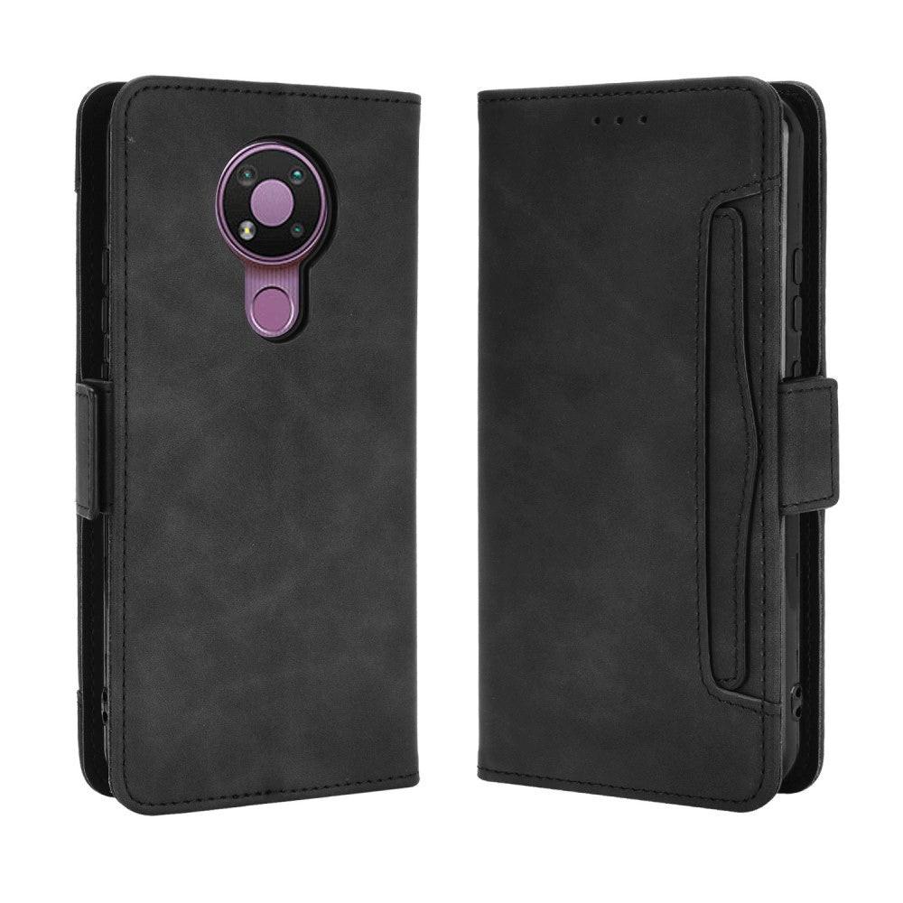 Cover-Discount  Nokia 3.4 - Etui avec de nombreux rangements pour cartes noir 