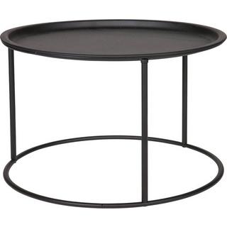 mutoni Table d'appoint Ivar Noir 56x56  