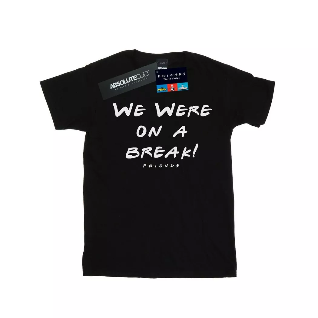 Friends - We Were On A Break TShirt, für Damen, Schwarz, Größe S