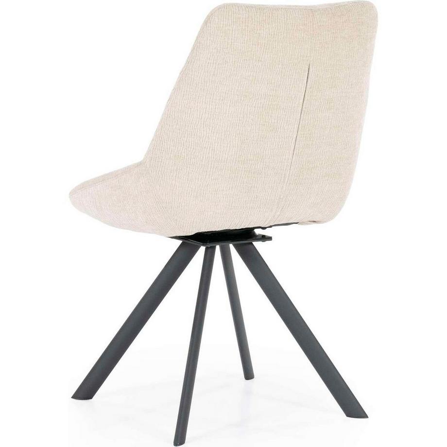 mutoni Chaise de salle à manger Bliss taupe  