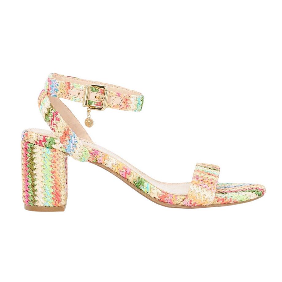 Dune London Gewebte Sandalen mit Mittelhohem Absatz  