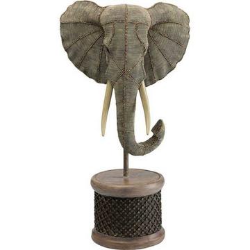 Oggetto decorativo Testa di elefante Perle
