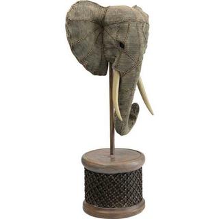 KARE Design Oggetto decorativo Testa di elefante Perle  