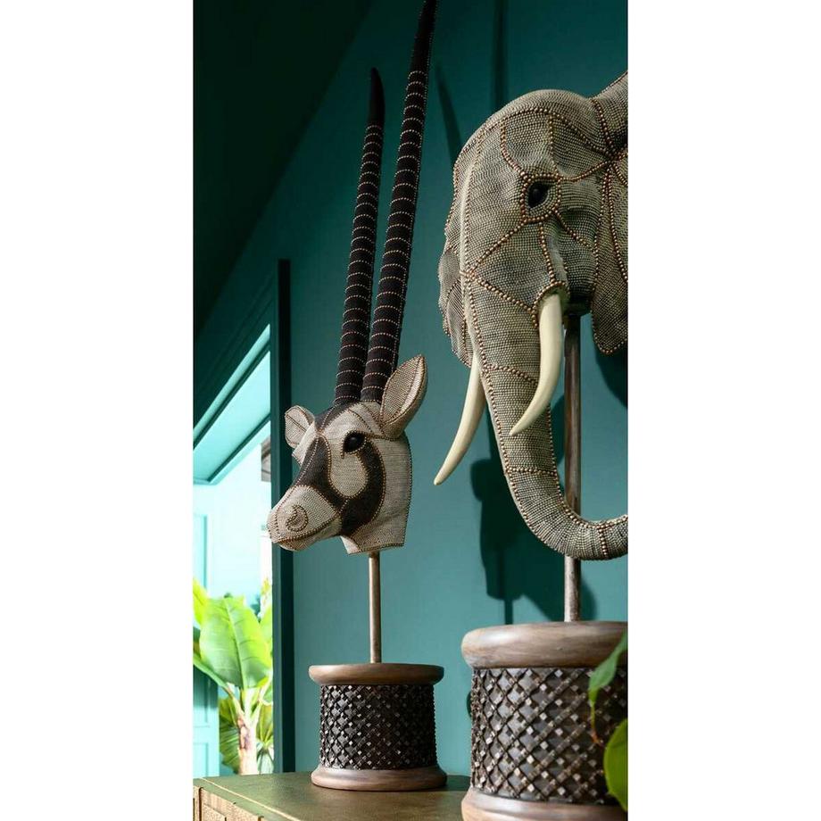 KARE Design Deko Objekt Elephant Head Pearls  