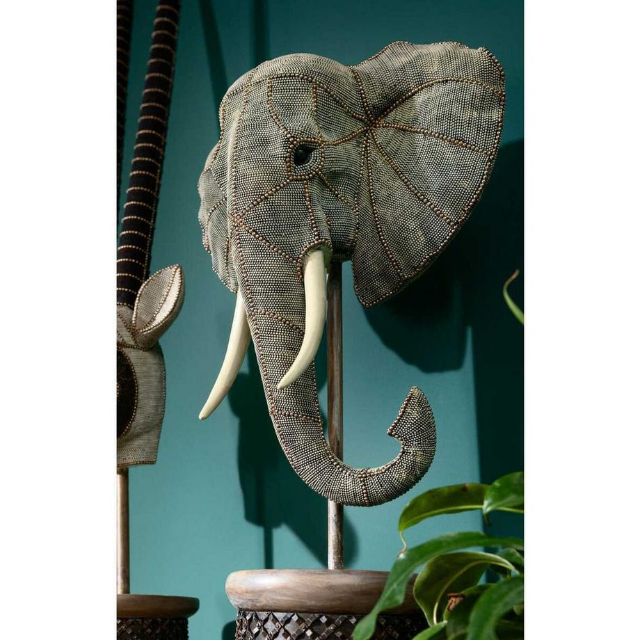 KARE Design Deko Objekt Elephant Head Pearls  
