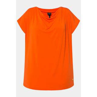 Ulla Popken  T-shirt con scollo a goccia e mezze maniche 