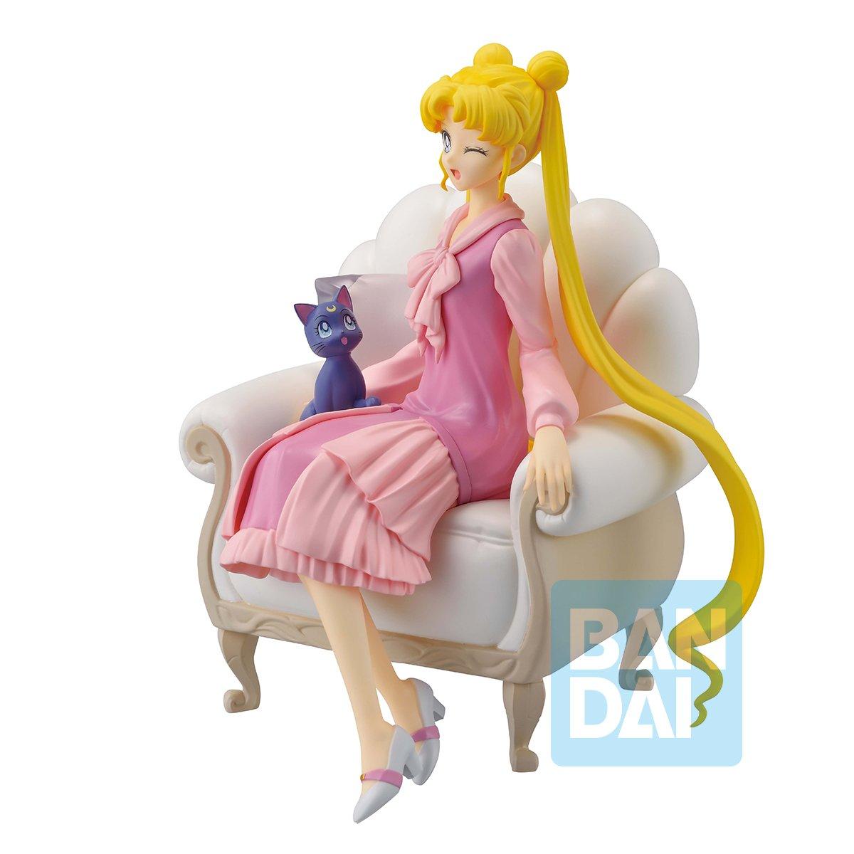Banpresto  Ichibansho Sailor Moon Cosmos Usagi/Luna Antique Style 13cm 