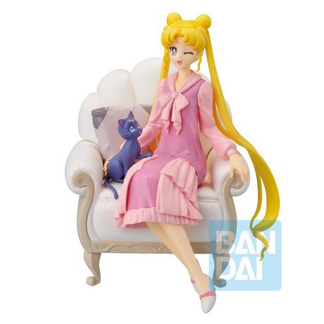Banpresto  Ichibansho Sailor Moon Cosmos Usagi/Luna Antique Style 13cm 