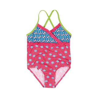 Playshoes  costume da bagno 1 pezzo per bambini con protezione uv flowers 