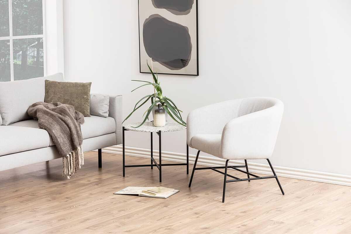 mutoni Sedia da salotto Royal grigio chiaro  