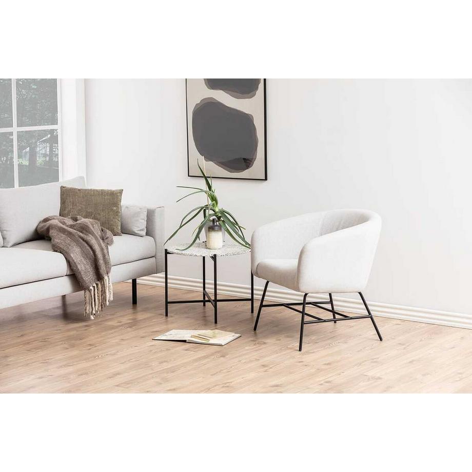 mutoni Fauteuil lounge Royal gris clair  