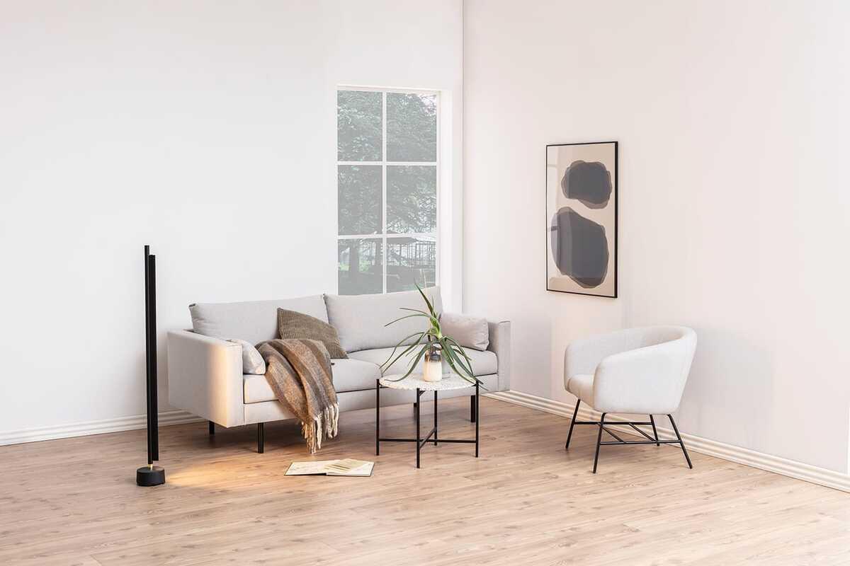 mutoni Sedia da salotto Royal grigio chiaro  