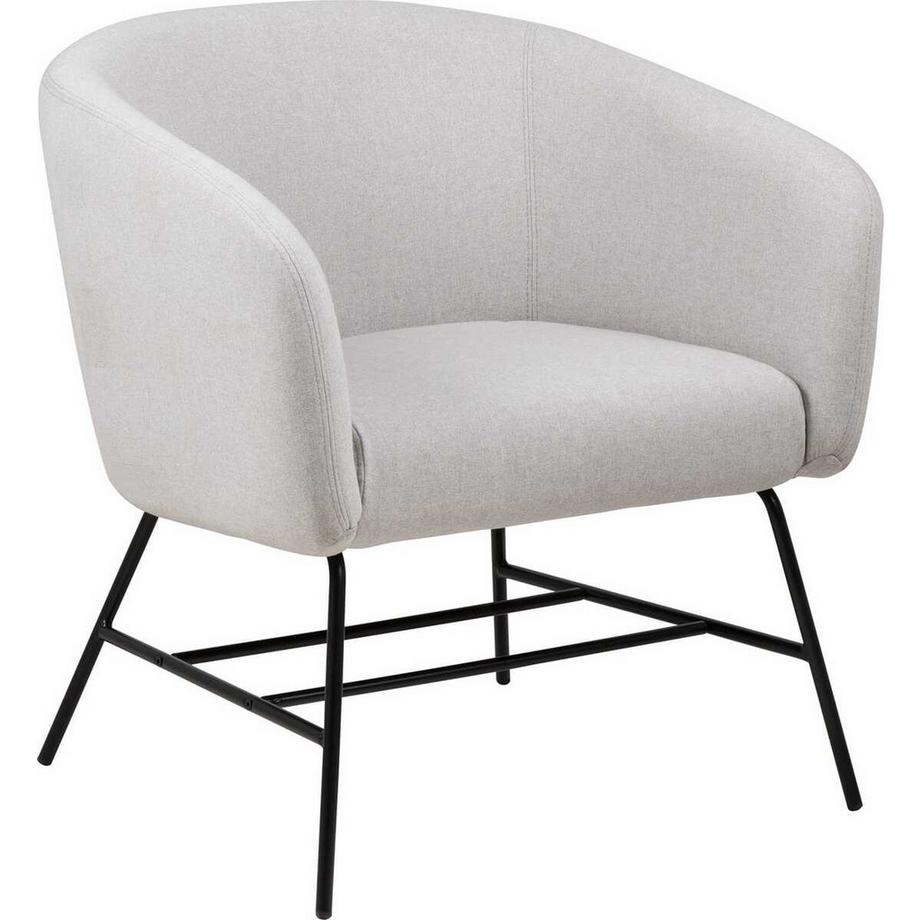 mutoni Fauteuil lounge Royal gris clair  
