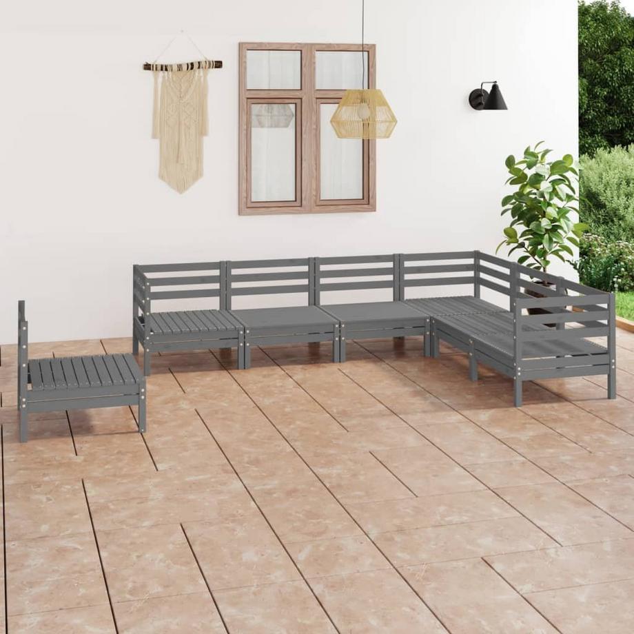 VidaXL Garten-lounge-set kiefernholz  