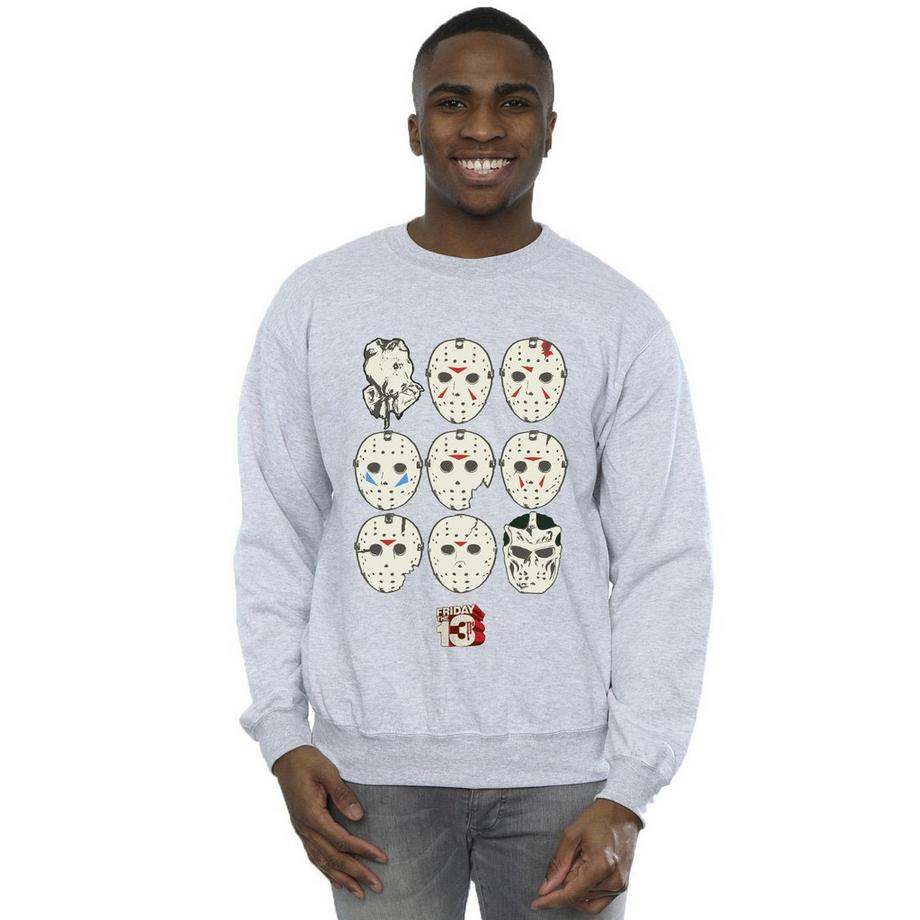 Friday The 13th Jason Masks Sweatshirt  