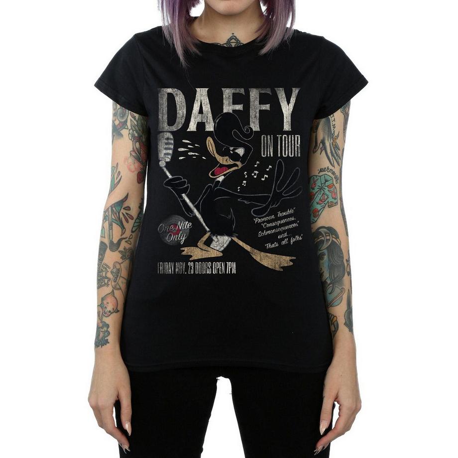 LOONEY TUNES Daffy Duck On Tour T-Shirt  