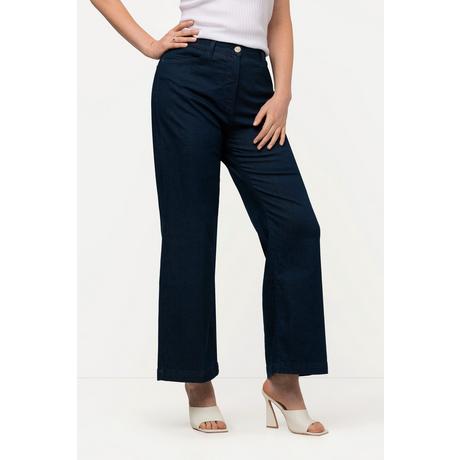 Ulla Popken  Jeans con taglio della gamba ampio e dritto, in comodo tessuto elasticizzato 