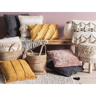 Beliani Cuscino decorativo en Cotone Boho KONNI  