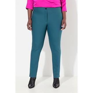 Ulla Popken  Pantalon modèle Sienna, tissu bengaline hautement extensible, taille élastique 