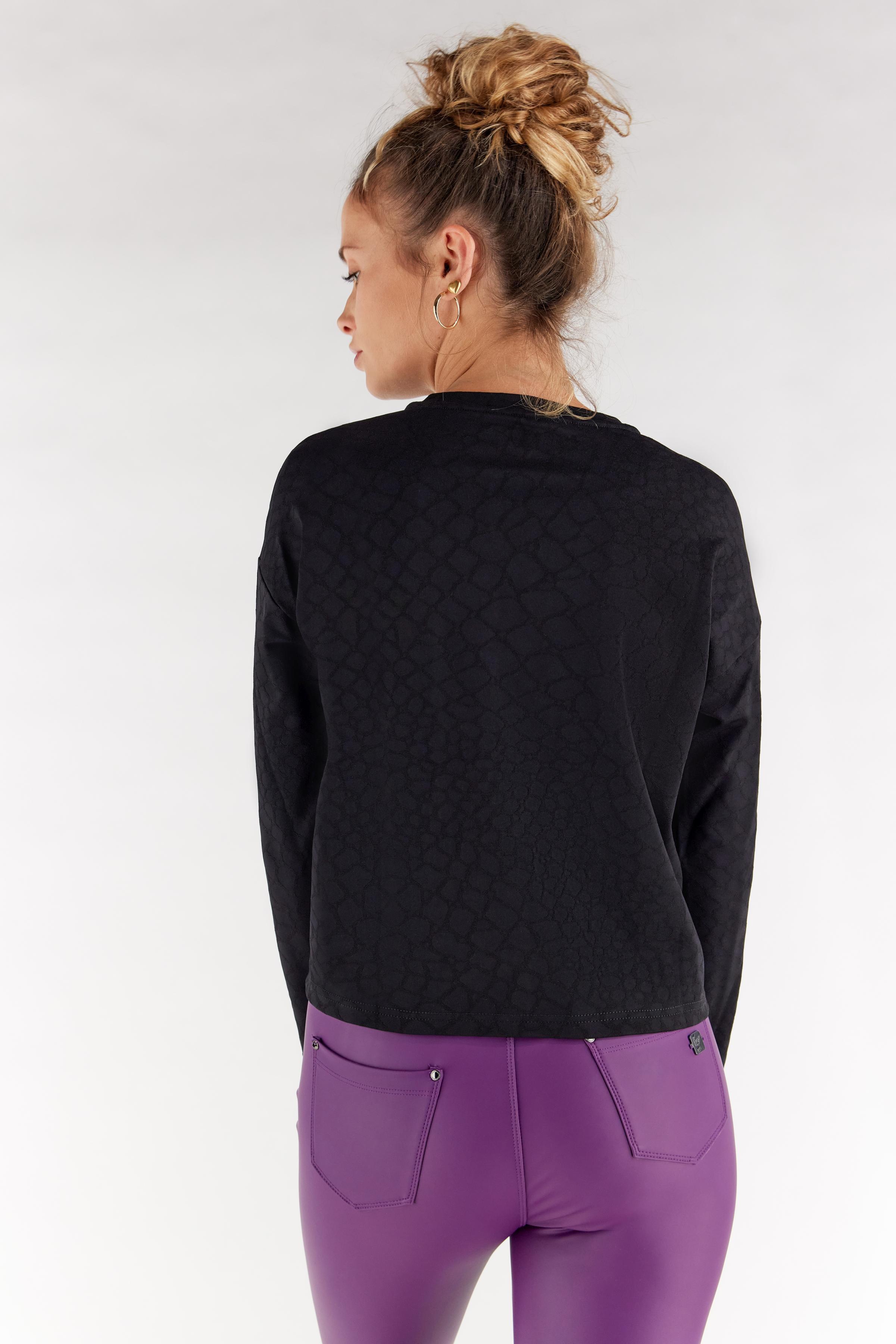 FREDDY Felpa Cropped Jacquard Comfort Fit  