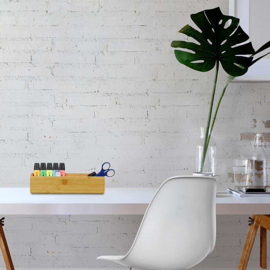 B2X Boîte de rangement en bambou  