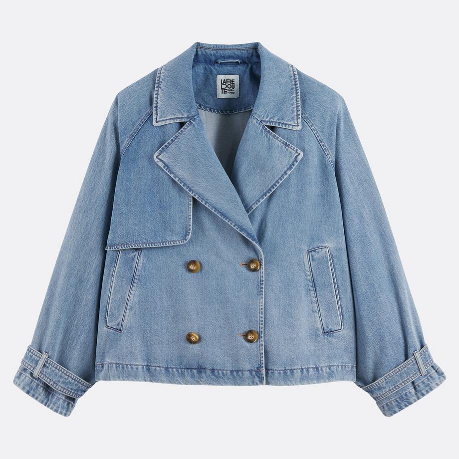 La Redoute Collections Trench Corto in Denim  