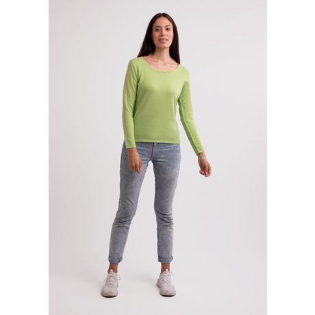 CASH-MERE.CH  Recycelter Kaschmir Rundhals Pullover 