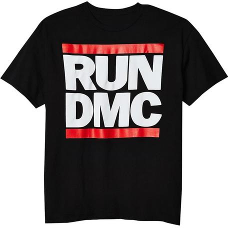 Run DMC RUN DMC Logo Print T-Shirt  