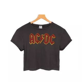 Amplified  Tshirt court Charcoal Black