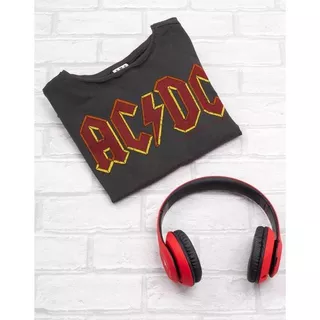 Amplified  Tshirt court Charcoal Black