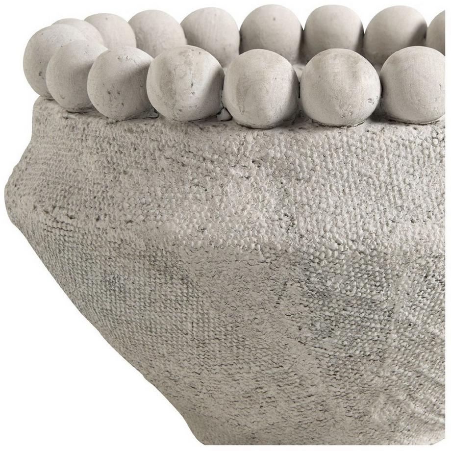 Blanc d'Ivoire Übertopf Aleo hellgrau 19.5  