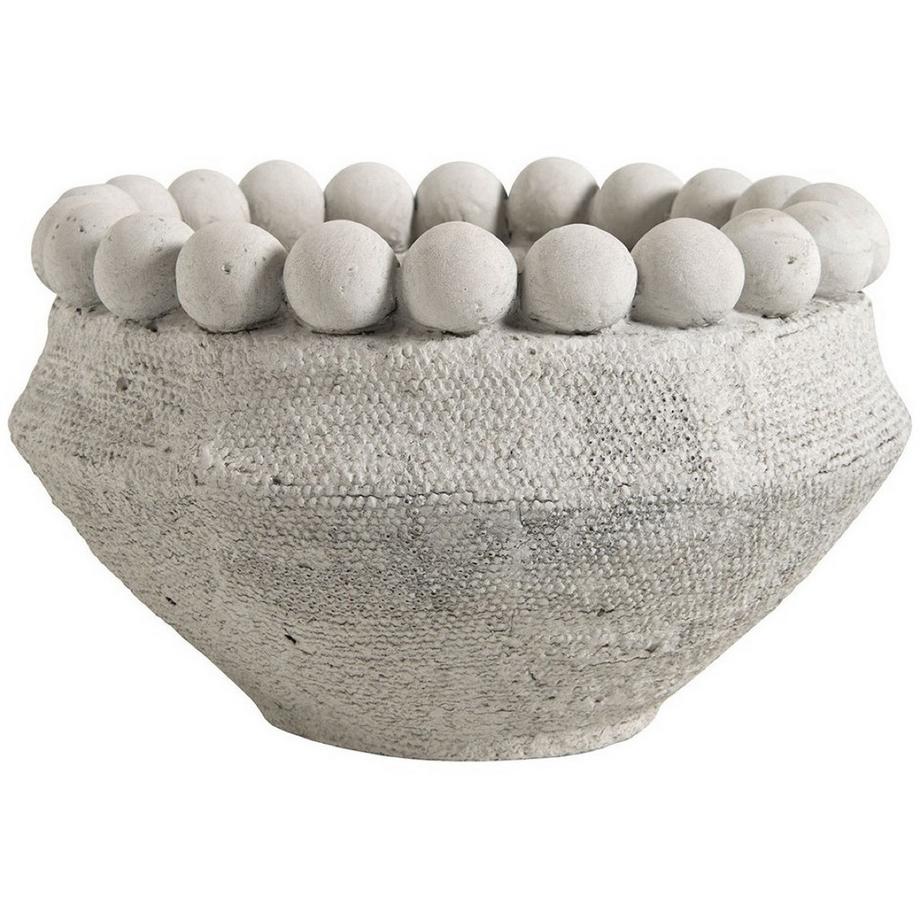 Blanc d'Ivoire Übertopf Aleo hellgrau 19.5  