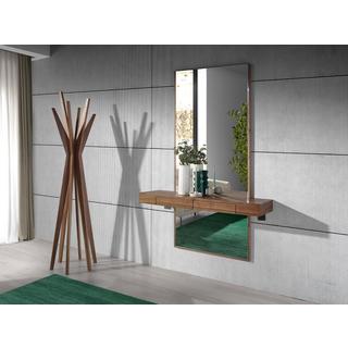 ANGEL CERDA Wandspiegel Rechteckig Walnuss  