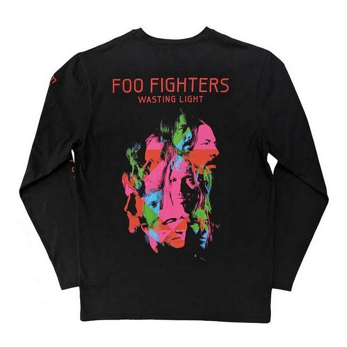 Foo Fighters Wasting Light T-Shirt Maniche Lunghe  