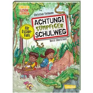 Achtung!: Achtung! Sumpfiger Schulweg Tielmann, Christian; Shortriver, Kurzi (Illustrationen) Couverture rigide 