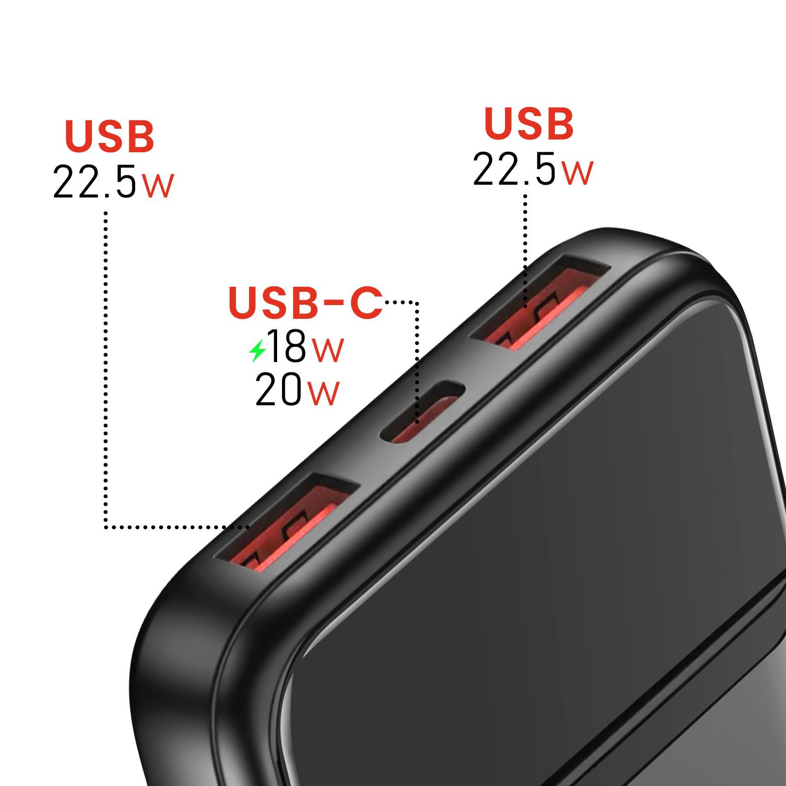 SWISSTEN  Powerbank 10000mAh Compact Swissten Noir 