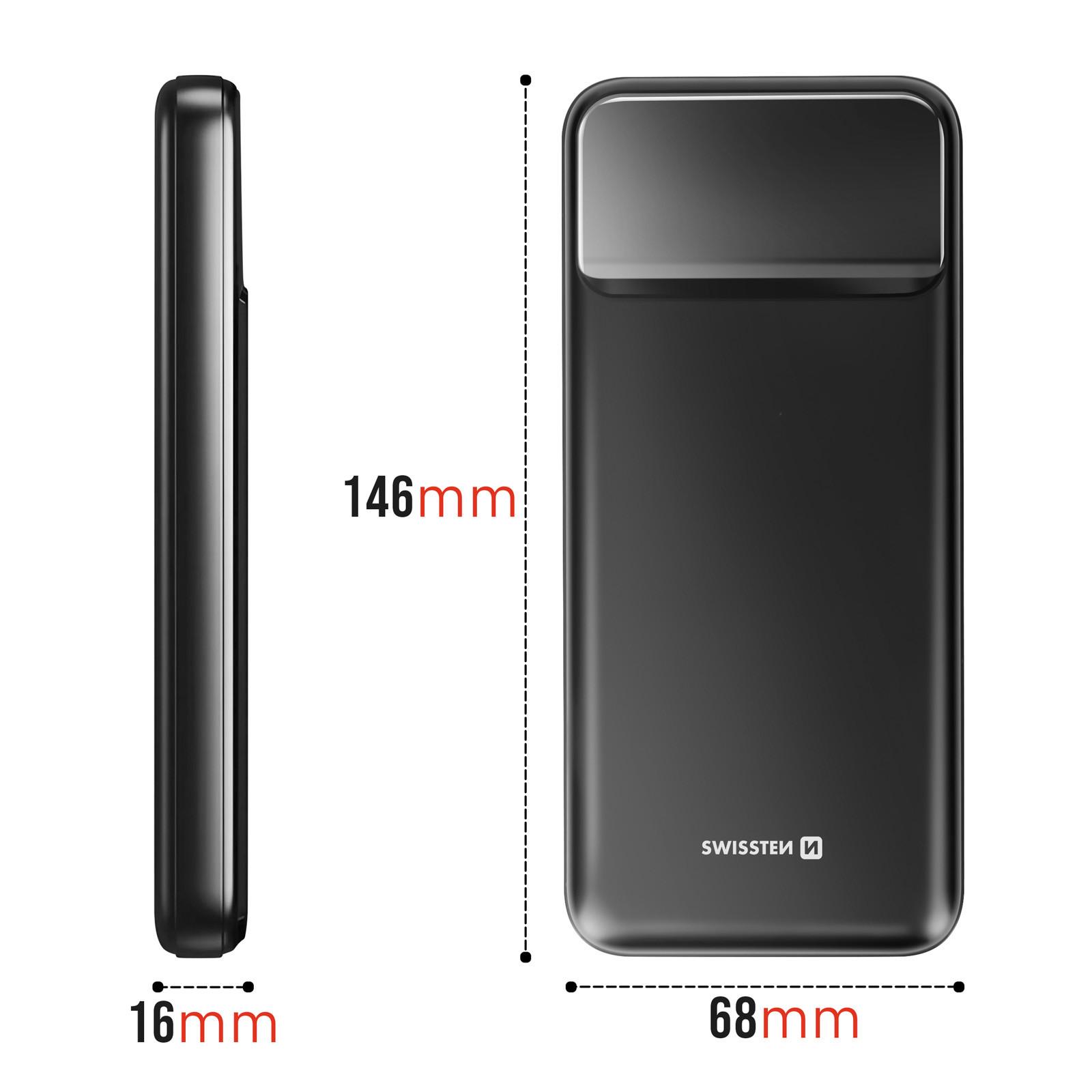 SWISSTEN  Powerbank 10000mAh Compact Swissten Noir 
