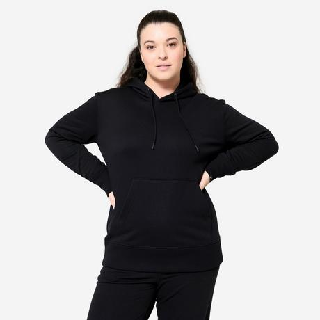 DOMYOS  Sweat-shirt femme à capuche coton 