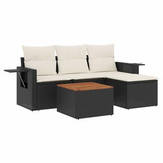 VidaXL set divano da giardino Polirattan  