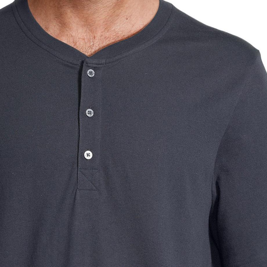 Schiesser Night & Home Pyjama Court Henley  