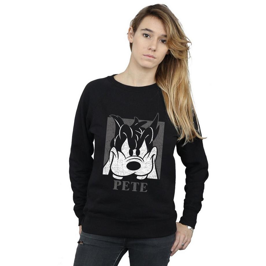 Disney Pete Distressed Face Sweatshirt  