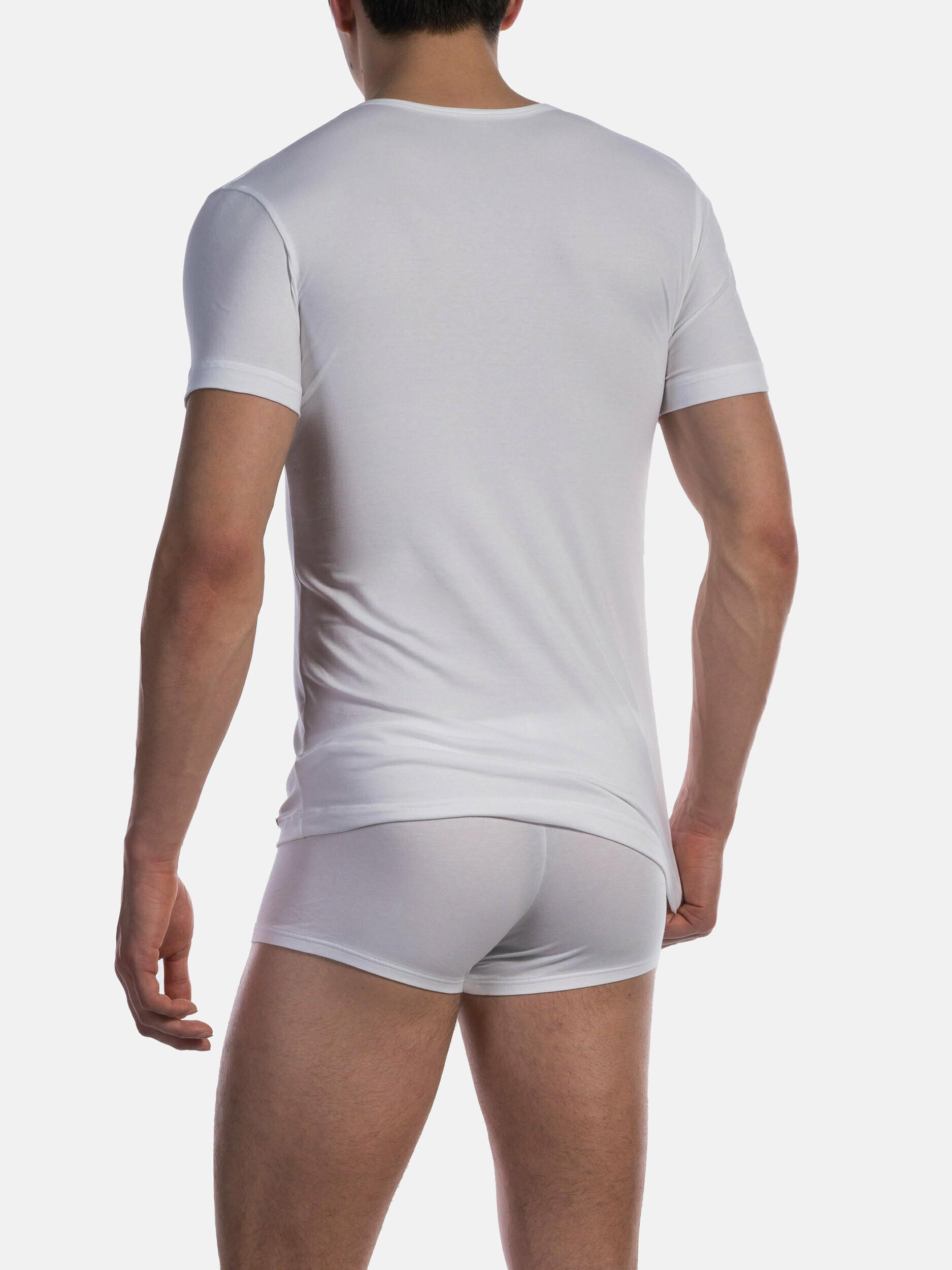 Olaf benz RED1601 T-Shirt Manches Courtes Col V  